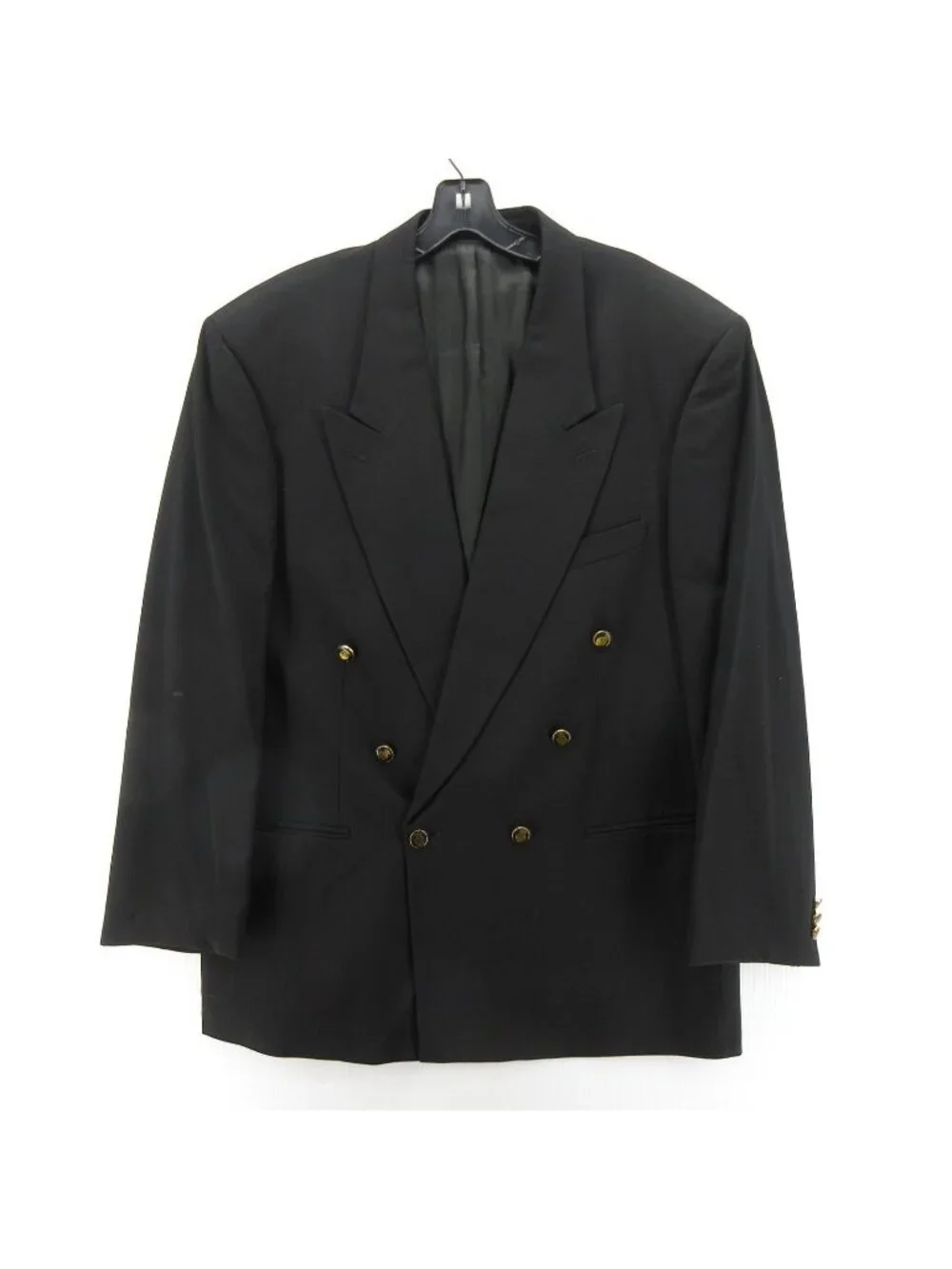 VINTAGE Zanetti Sport Coat L Blazer Double Breasted Dinner